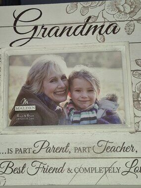 Malden Sunwashed Wood Picture Frame Grandma Tabletop Wall Hanging 4 x 6 Photo